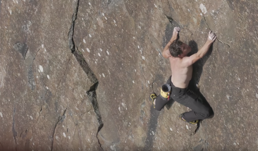 Alex Honnold Solos The Complete Scream (E8 6b) Climbing