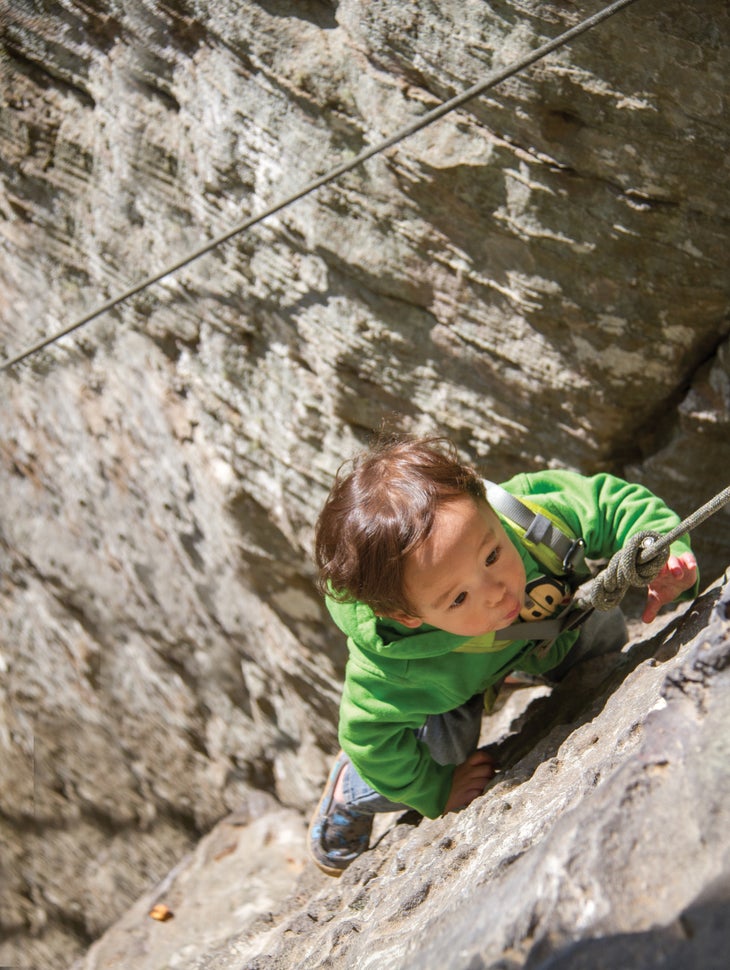 Yolanda Chen.jpg Rock climbing baby cute