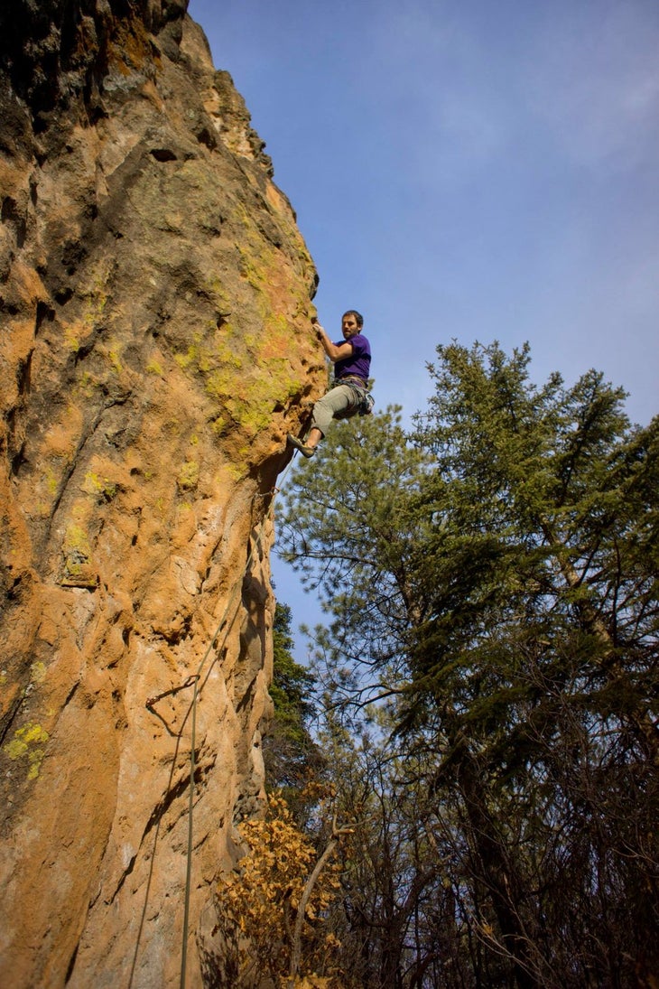 joshsmith-turkey bacon.jpg Turkey Bacon Rock Climbing Jemez Valley New Mexico