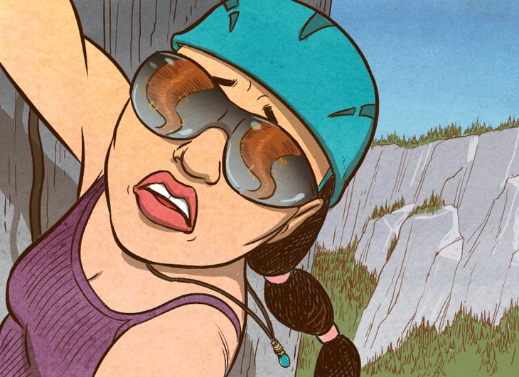 s_storm_rev.jpg Mike Libecki Rock Climbing El Capitan Poop Illustration