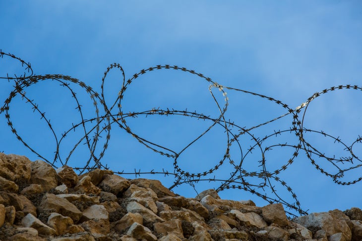 burr121415_081 copy.jpg Israel Uprising Barbed Wire