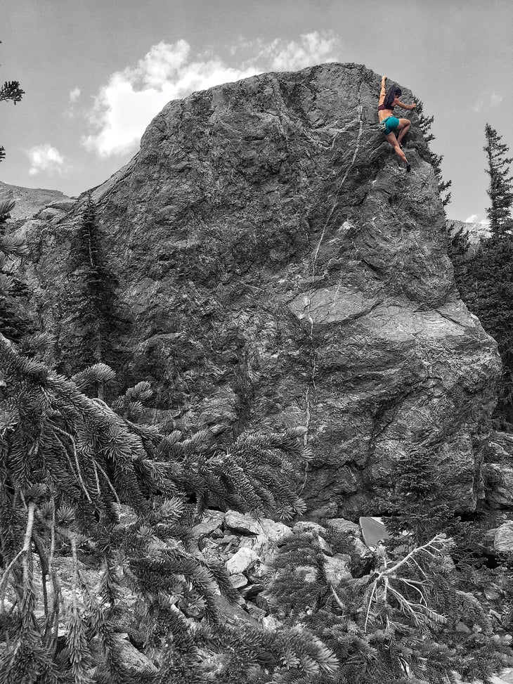 NinaHighball Nina Williams Highball Bouldering Climbing