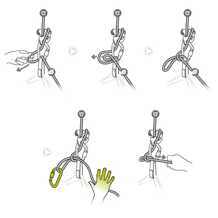 grigri-tieoff Giri tie off: Petzl