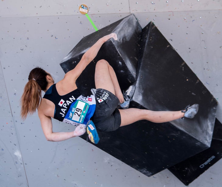 14 Miho Nonaka IFSC Bouldering World Cup 2017 Vail Finals