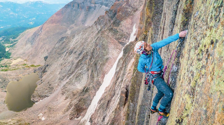 Madaleine Sorkin Mental Training Climbing Diamond Long's Peak