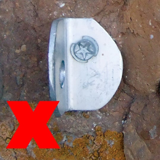 Homemade Homemade rock climbing bolt hanger sport