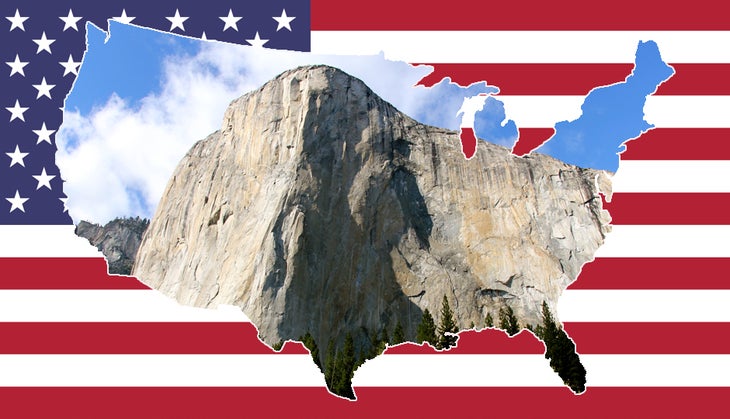 JulieColumn United States Flag America El Capitan Climbing
