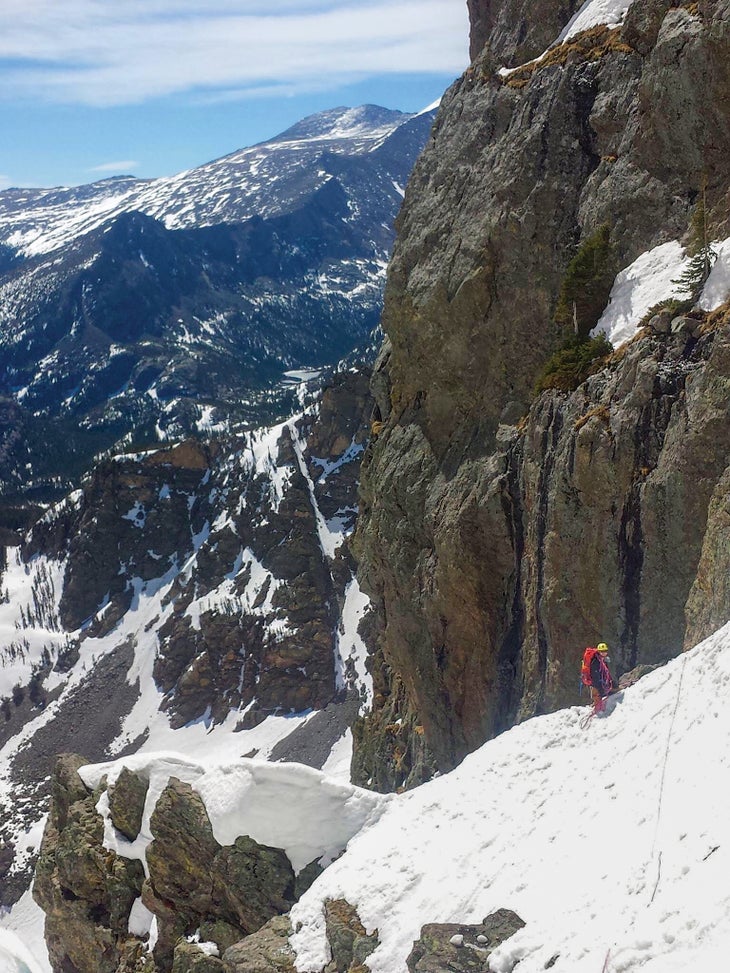 Clark_gn-web Alpine Rock Climbing Photos Mountaineering Snow Dragons Tail Couloir