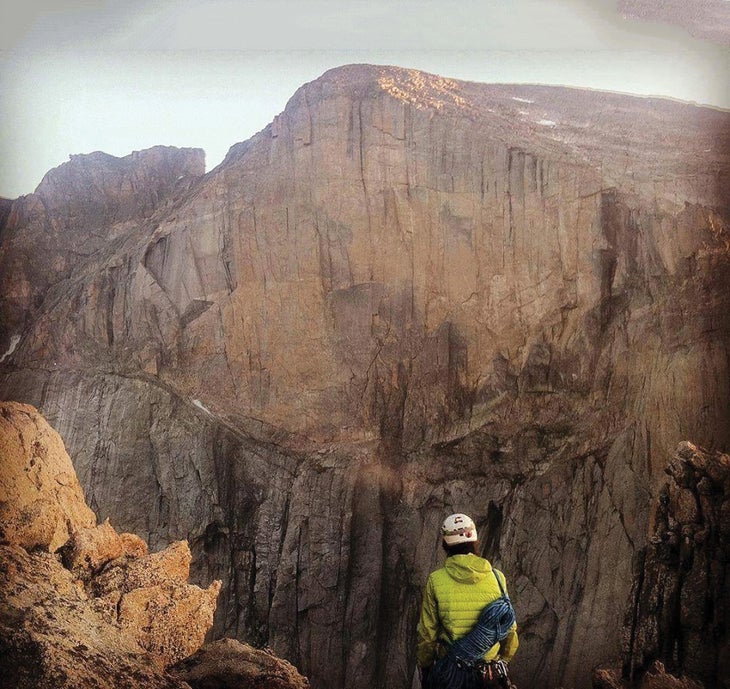 Fritz Nuffer - Diamond_gn-web Alpine Rock Climbing Photos Mountaineering Snow The Diamond Longs Peak