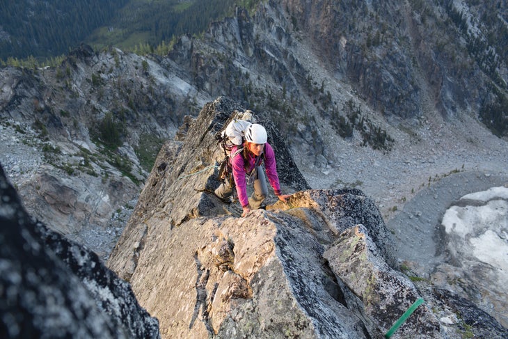 MAS_7919_gn-web Janelle Smiley North Ridge Mt. Stuart Rock Climbing Alpine