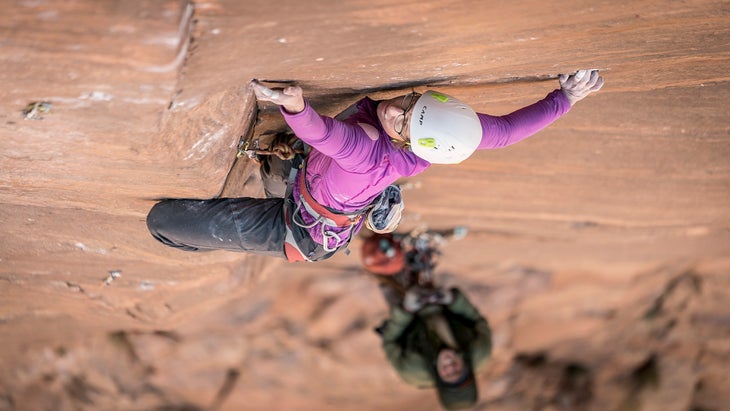 Henna Taylor_ Wadi Rum Jordan_ 1-17_DSC6049 Madaleine Sorkin climbing