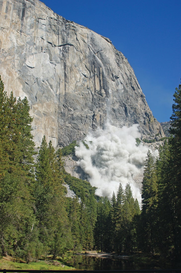 DSC04382 ElCap rockfall 2010_gn El Capitan Yosemite Rock Fall Climbing