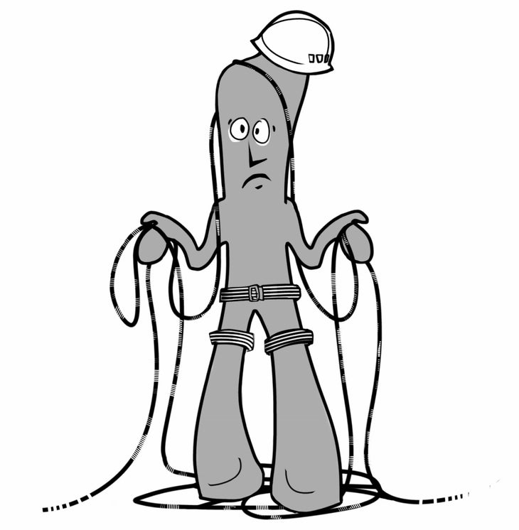 Gumby Rock Climbing Gumby Funny Crusty Corner