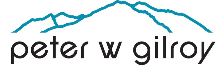 pwg logo Peter w gilroy jewelry rock climbing art