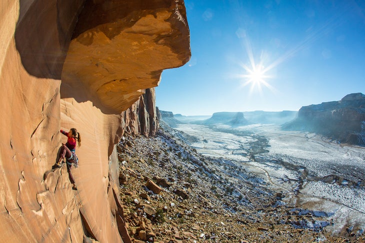 Indian-Creek-Climbing-Andrew-Burr Indian Creek Rock Climbing Trad Utah Bears Ears