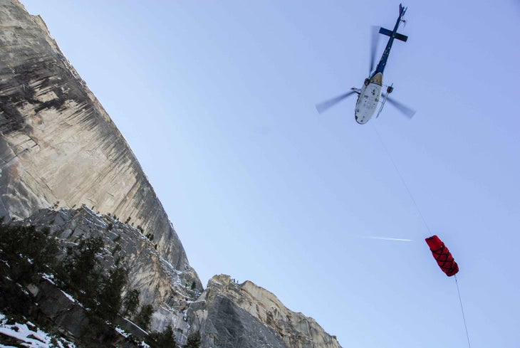 Pope_DeathSlab_0184_pope YOSAR Rock Climbing Rescue El Capitan Helicopter Litter