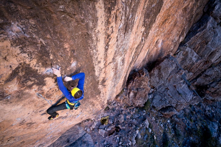 _DSC5030 Paige Claassen Necessary Evil Virgin River Gorge Slot Rock Climbing Sport