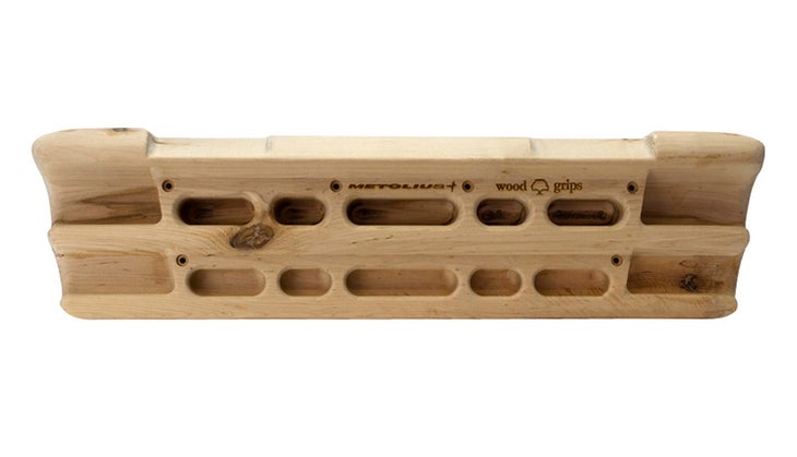 MetWood2 Metolius Wood Grips Compact Hangboard rock climbing bouldering sport training