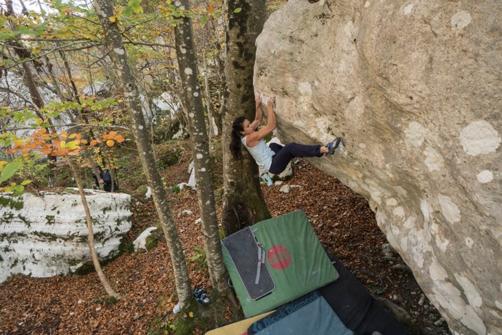7aSocaValley3 (1 of 1) Nina Williams Neon Forest Soča River Valley Julian Alps Slovenia Bouldering Rock climbing
