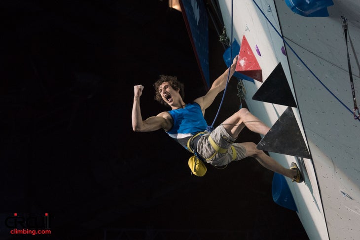 Adam Ondra World Champion and first to climb 9c Adam Ondra Competition Climbing Sport Lead IFSC