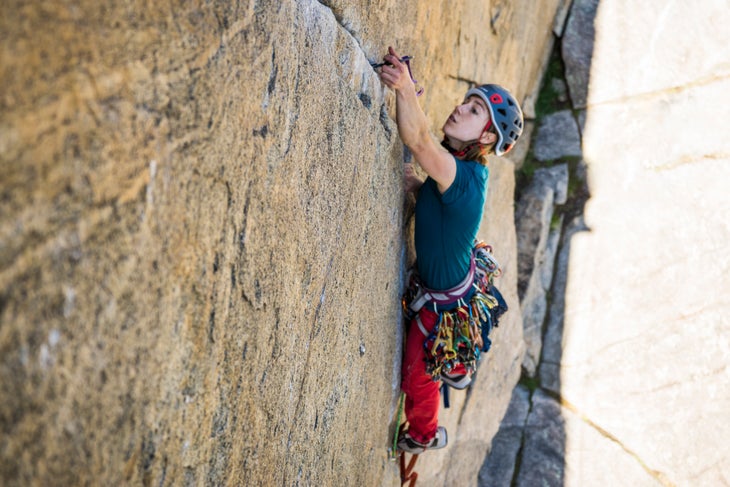 aid_01-web Aid climbing trad crack practice rock boulder canyon.