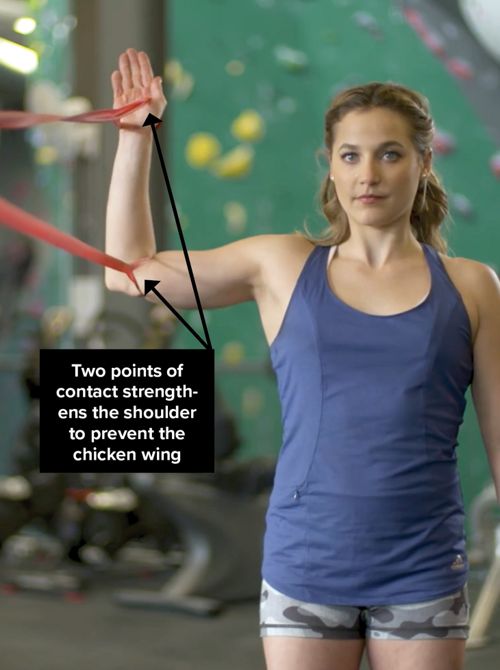 Chicken wing 2 Dual-Vector Shoulder Rotations Internal External Raised Elbows Physical Therapy Rock Climbing