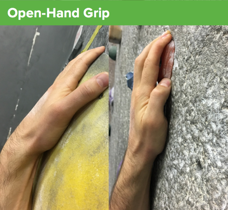 Open Hand Open Hand Grip Rock Climbing Finger Injury Prevention Rehab