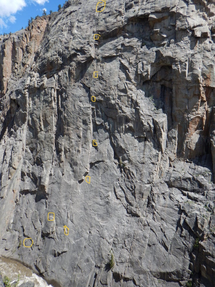 IMG_3227 Yellow Wolf Whit Magro 5.14- Wyoming Clarks Fork Rock Climbing