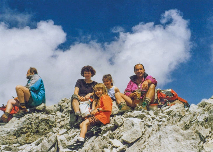 tr_gn-web Barbara Babsi Zangerl age 6 Ochsenkopf Bavaria Germany family mother sister rock climbing