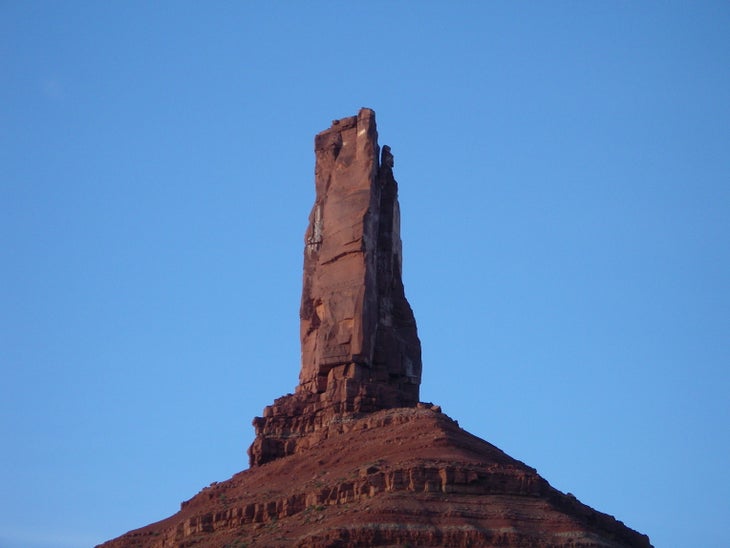Castleton_Tower_(only) Castleton Tower Moab Utah Desert Rock Climbing Kor ingalls