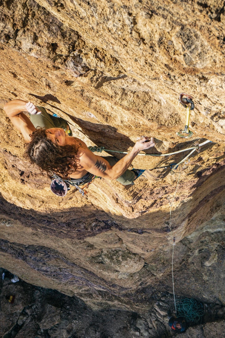 DSC00074_gn-web Smith Rock Climbing New Route Development Bolting Drilling