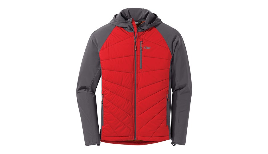 refuge hybrid hooded jacket