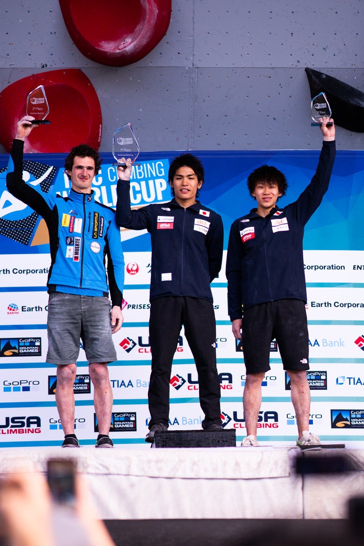 8. Men's podium None