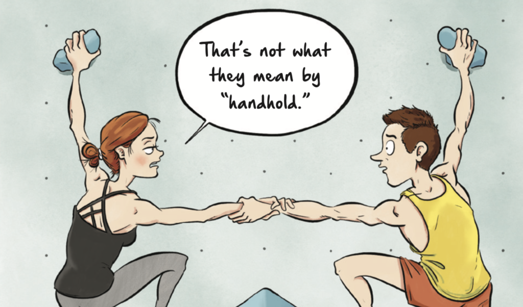 Climbing Caption Contest Winner and Honorable Mentions (Summer 2020