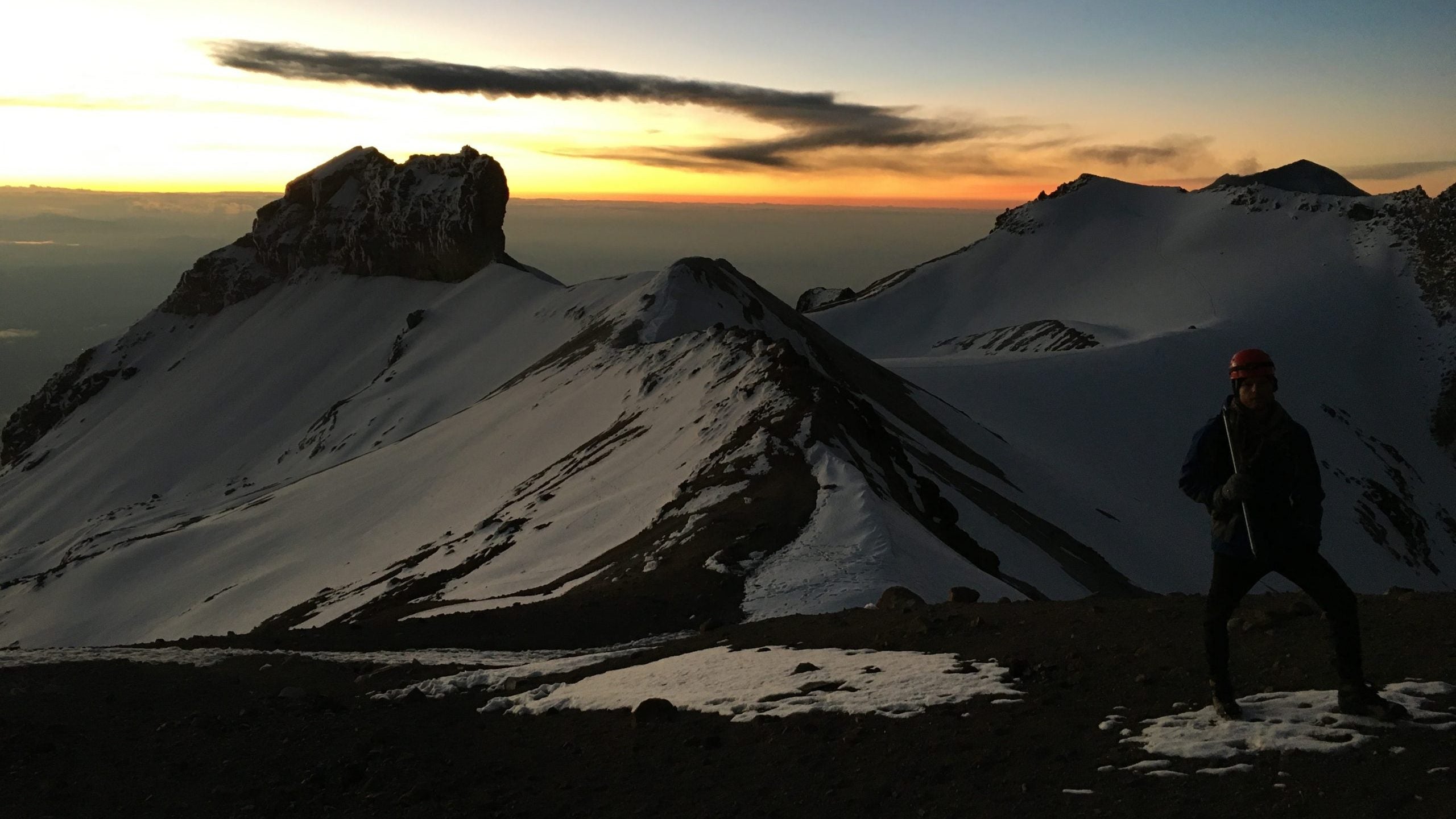 The author, Owen Clarke, on Iztaccíhuatl.