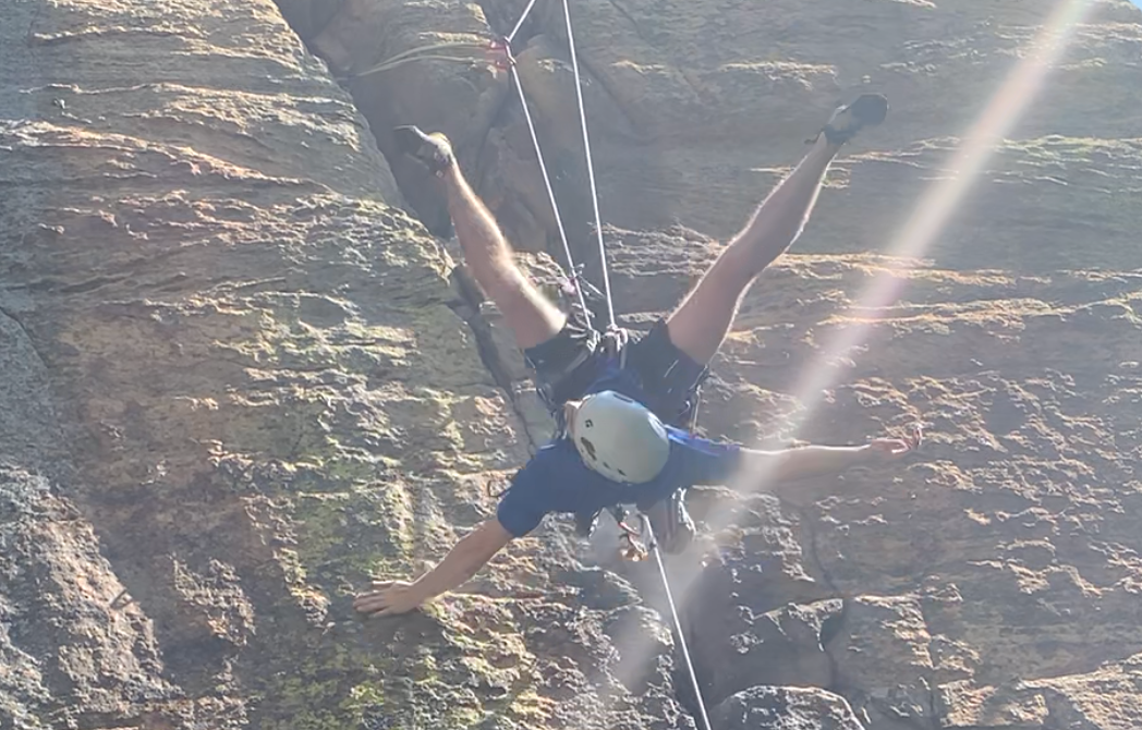 Weekend Whipper Rope Behind Leg Trad Climbing Fall Climbing