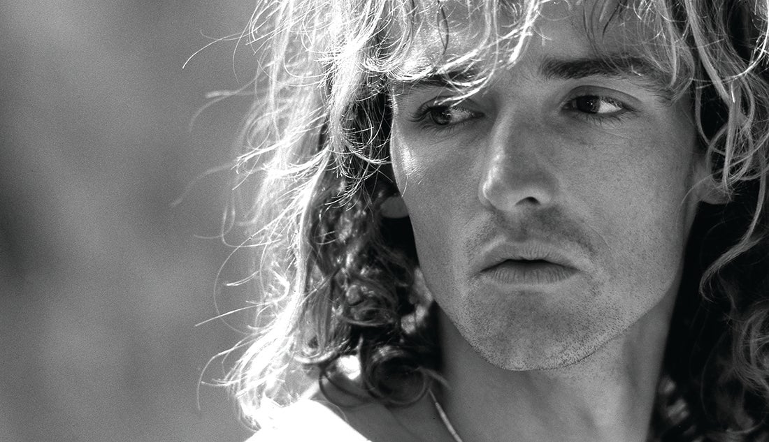 Under pressure before the final at the Sportroccia comp, Bardonecchia, Italy, 1986. He won the event.