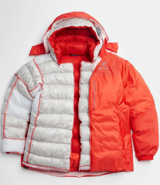 Warm ice climbing jacket. 