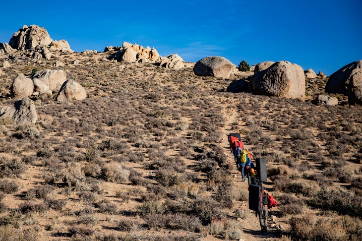 Bishop boulders