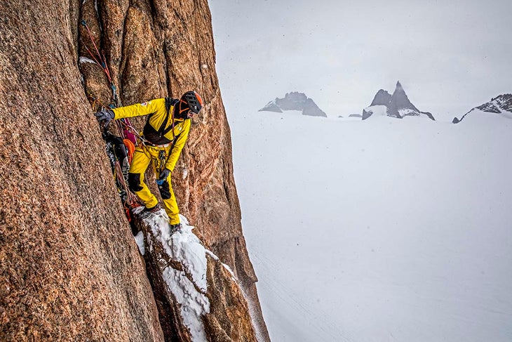 Conrad Anker in Antarctica.