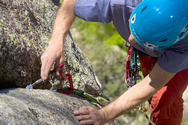 LEARN course, introduction to traditional climbing.
