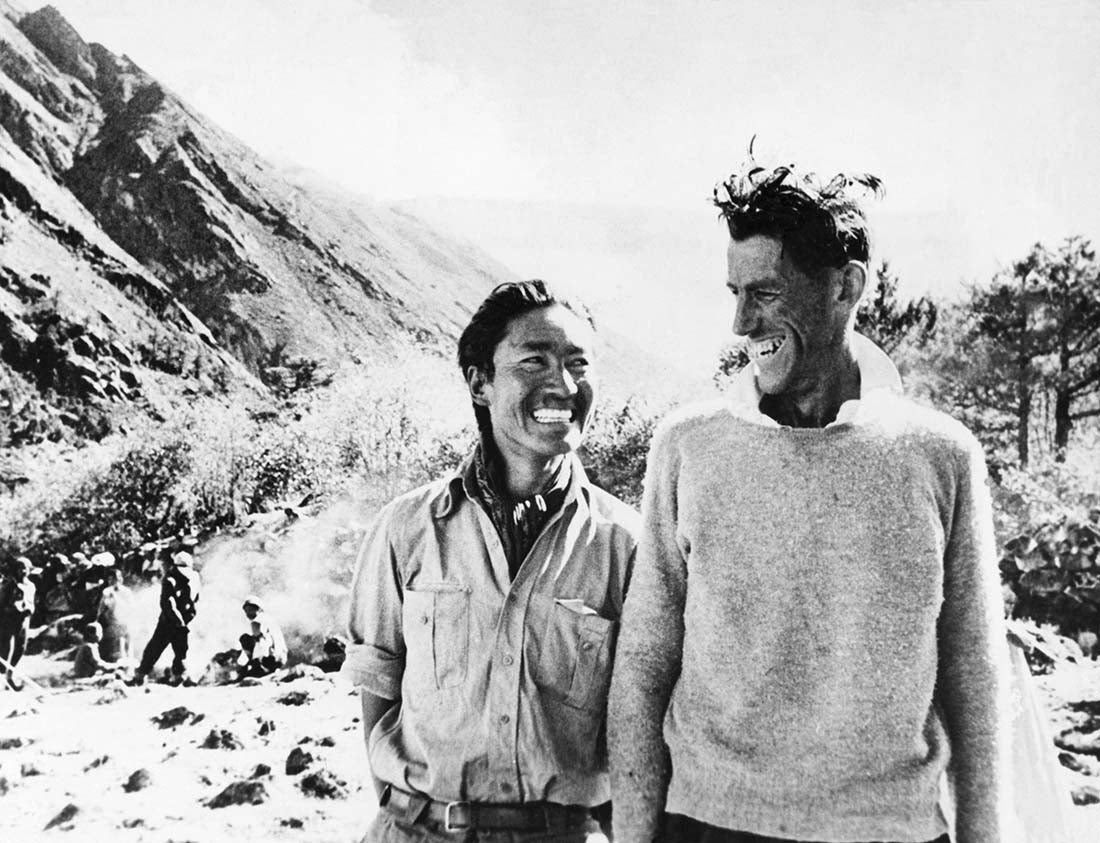 Tenzing Norgay and Edmund Hillary - Climbing