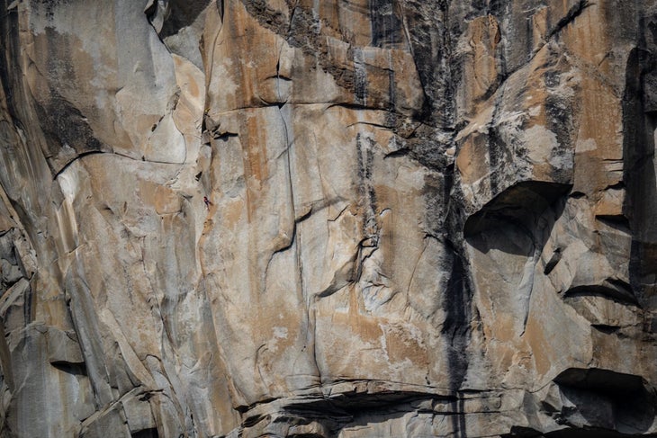 Climber on El Capitan.