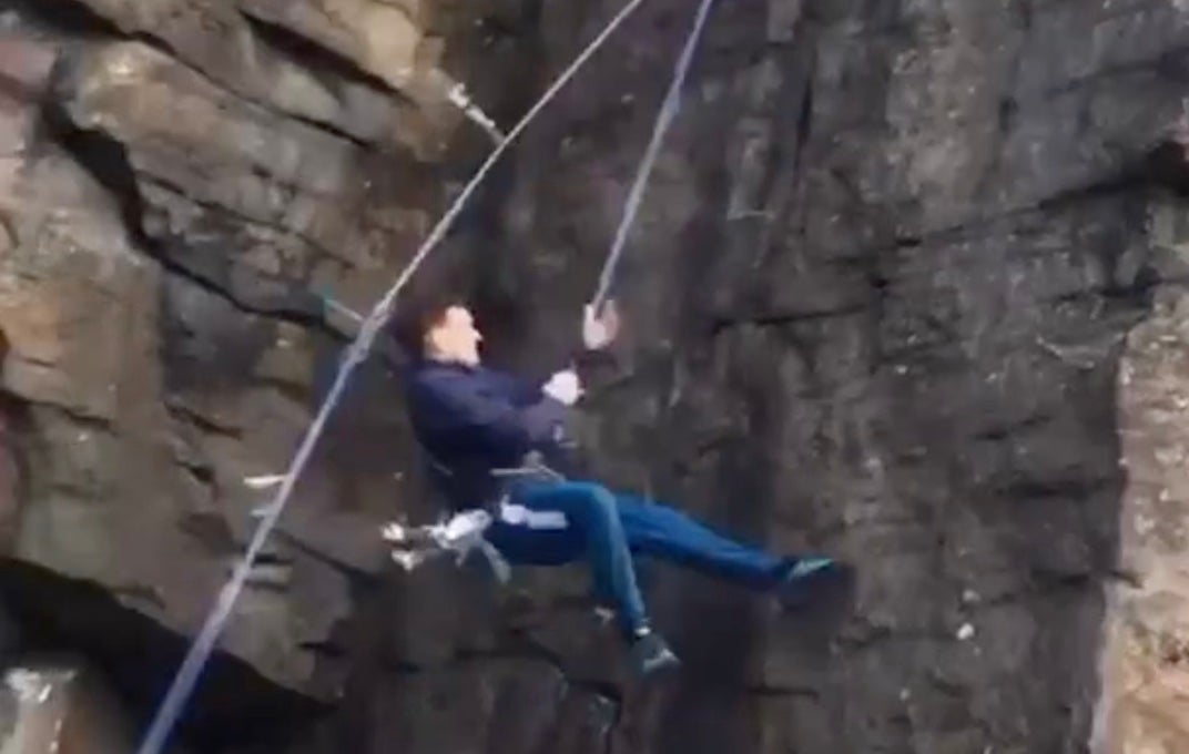 Weekend Whipper Gear Ripping Trad Climbing Fall Climbing