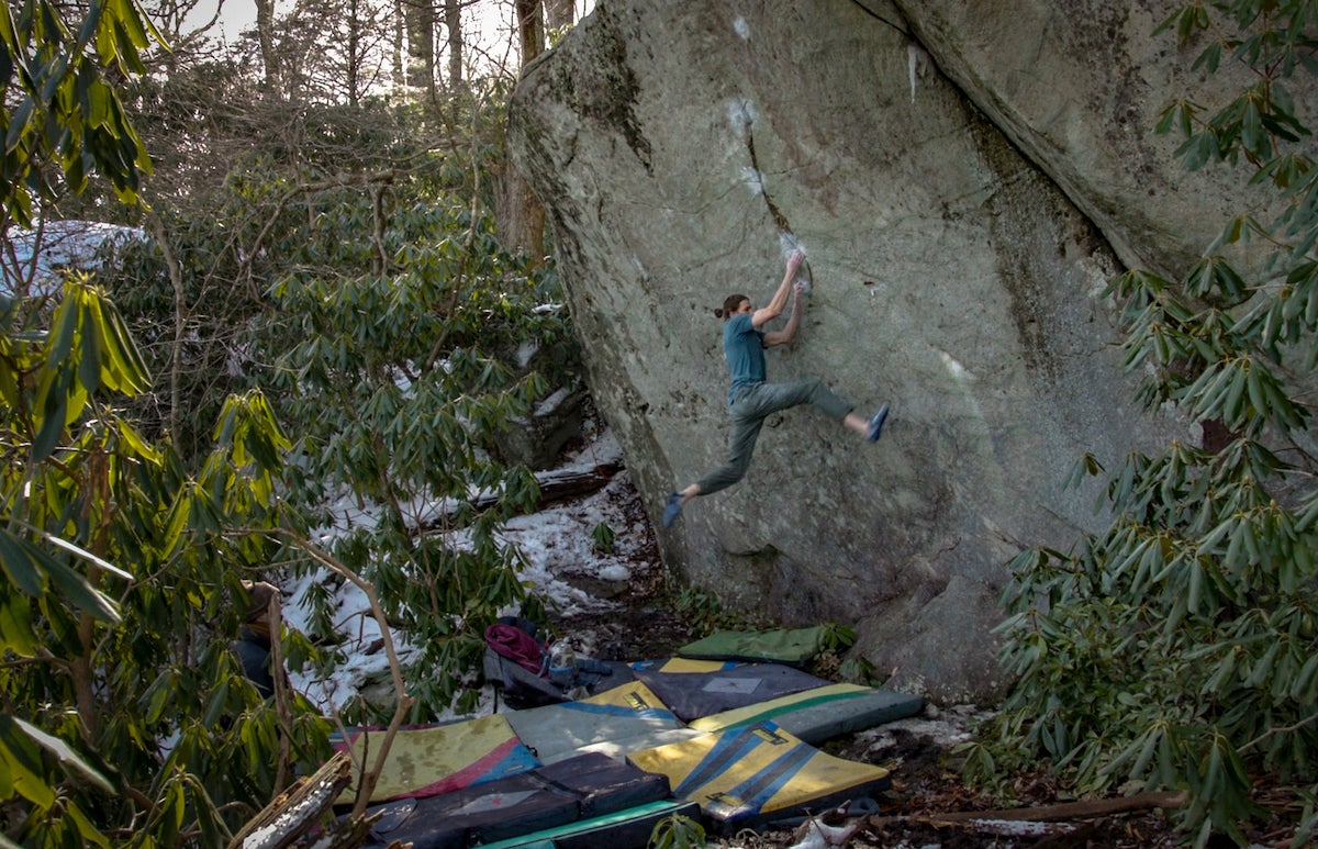 Two North Carolina Bouldering Films Climbing