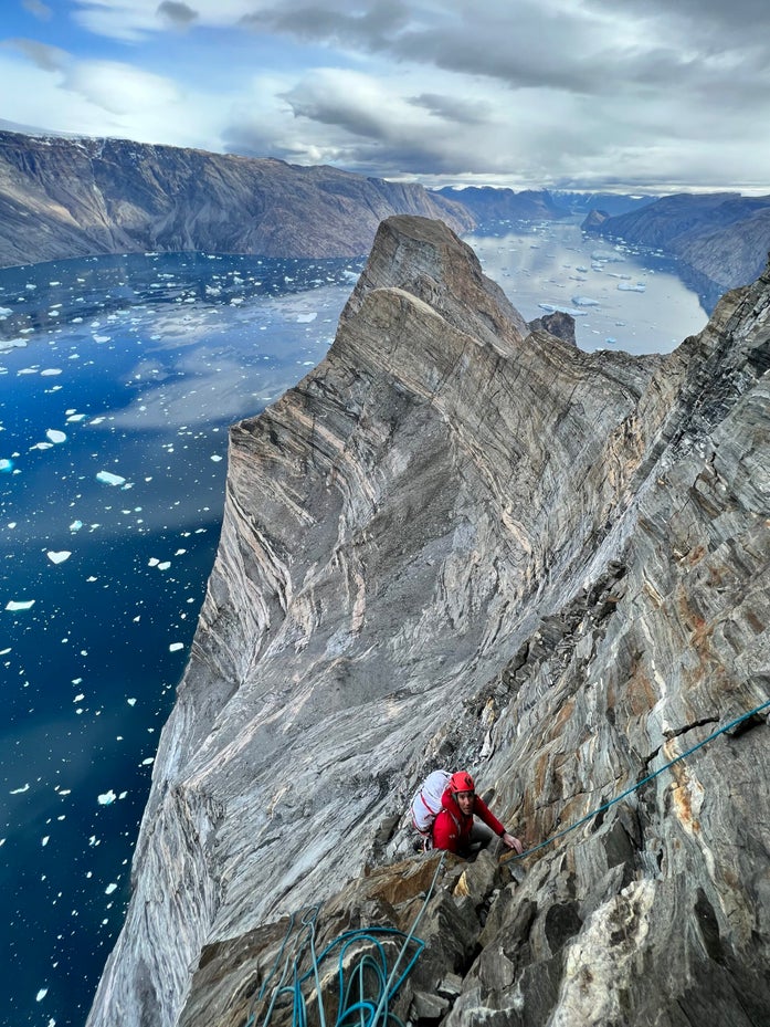 Alex Honnold rock climbs in Greenland.