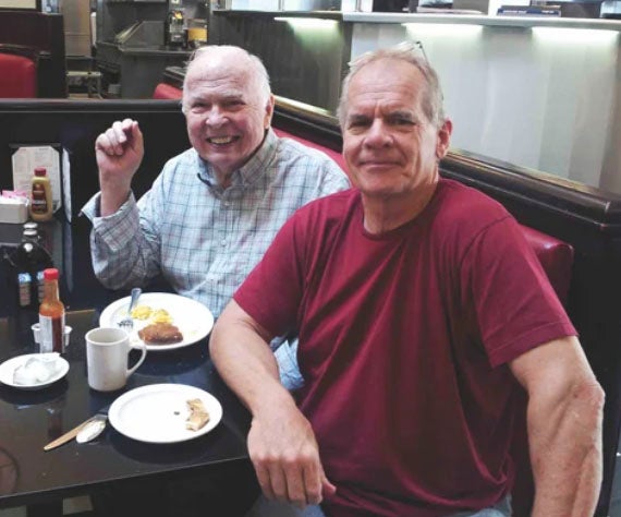 John Long with Jerry Volger.