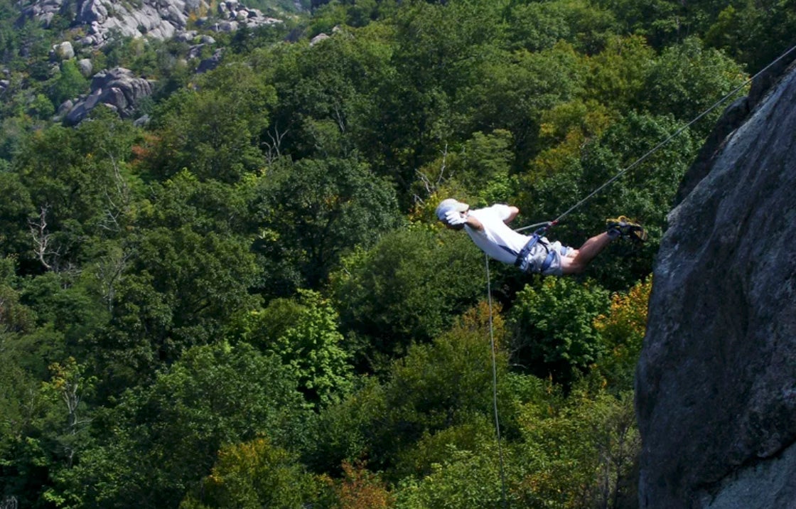 Dangerous Australian Rappel Technique Climbing