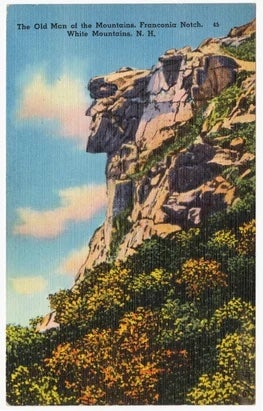The stern face of the old man of the mountains.
