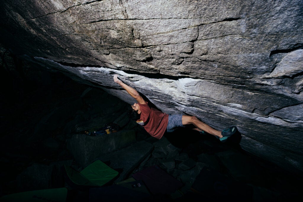 Aidan Roberts Does 2nd Ascent of Alphane, V17 Climbing